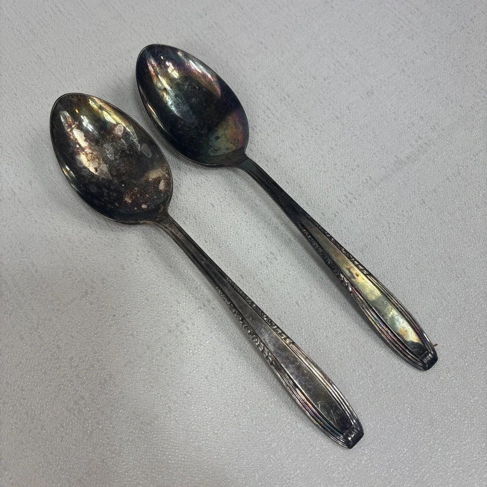 Vintage‎ Harmony House SERENADE Soup Dinner Spoons Set Of 2